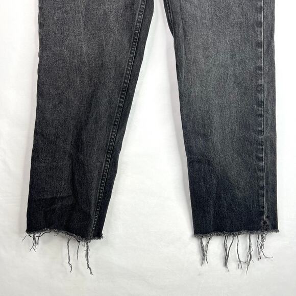 Primark Denim CO. Black Button Fly Jeans 4/6 - Picture 4 of 11